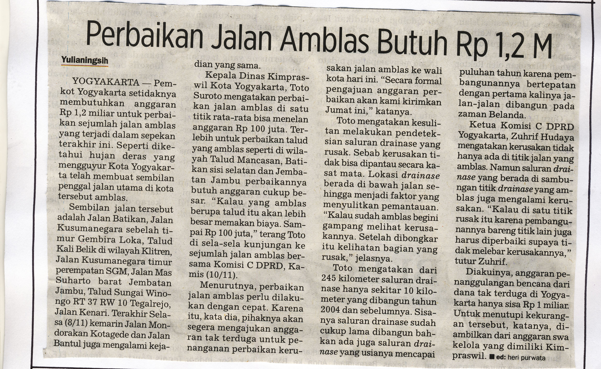 Kliping jogja terbaru